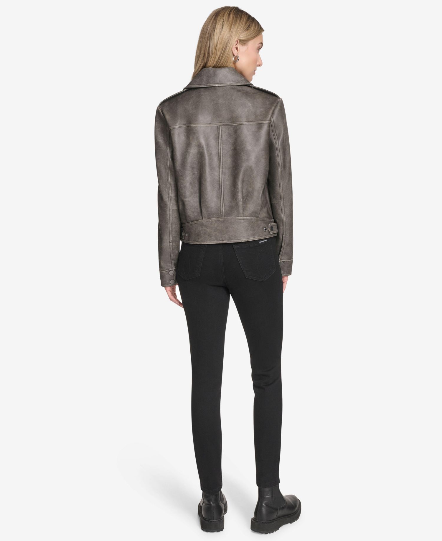 Women's Addis Aviator Leather Jacket