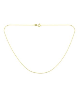 1MM Gold Plated Sterling Silver Snake Chain Necklace