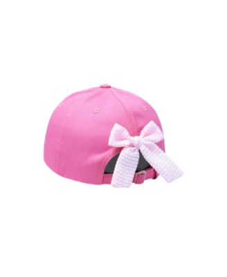 Girls' Ballet Bow Baseball Hat in Magenta