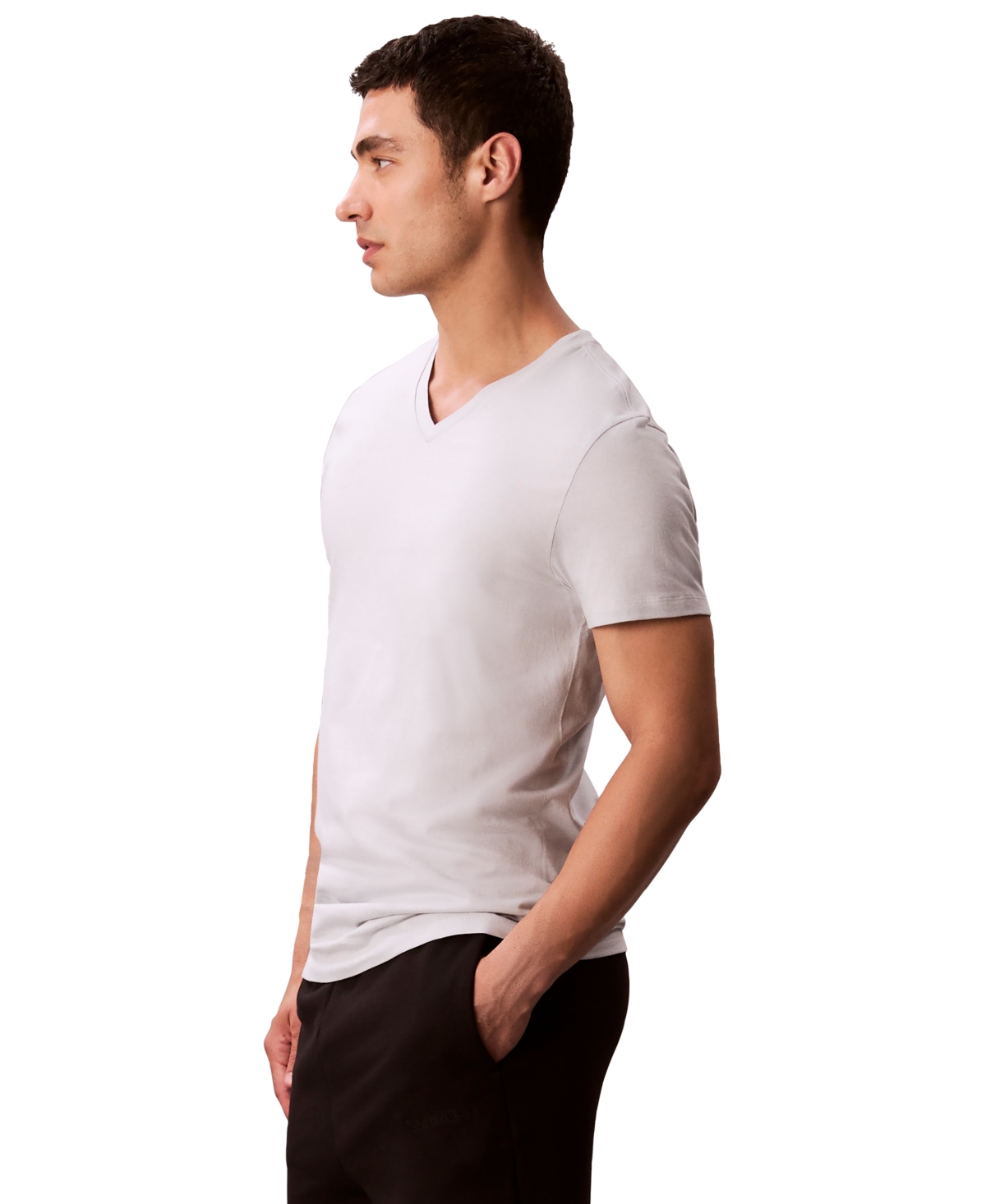 Calvin Klein Men's 3-pack Cotton Classics V-neck T-shirts In Multi