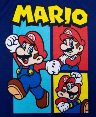 Little and Big Boys' Short Sleeve Top and Open Leg Pants Pajama, 2-Piece Set