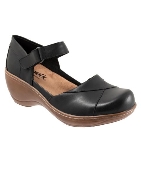 Женские сабо SoftWalk Miri Clog, цвет: Чёрный