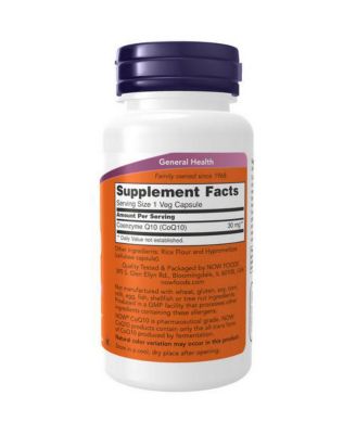 CoQ10 ,30 Mg ,120 Veg Caps