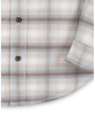 Boys Long Sleeve Flannel Button Down Shirt