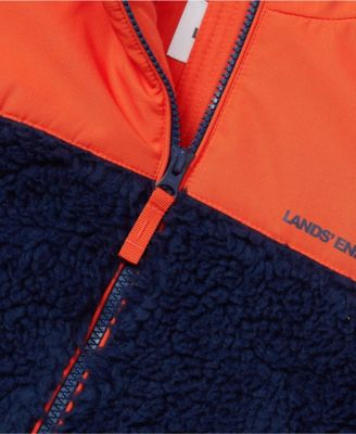 Kids Water Resistant Mixed Media Insulated Jacket