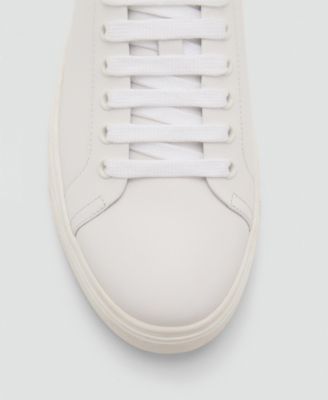 Men's Leather Panel Sneakers