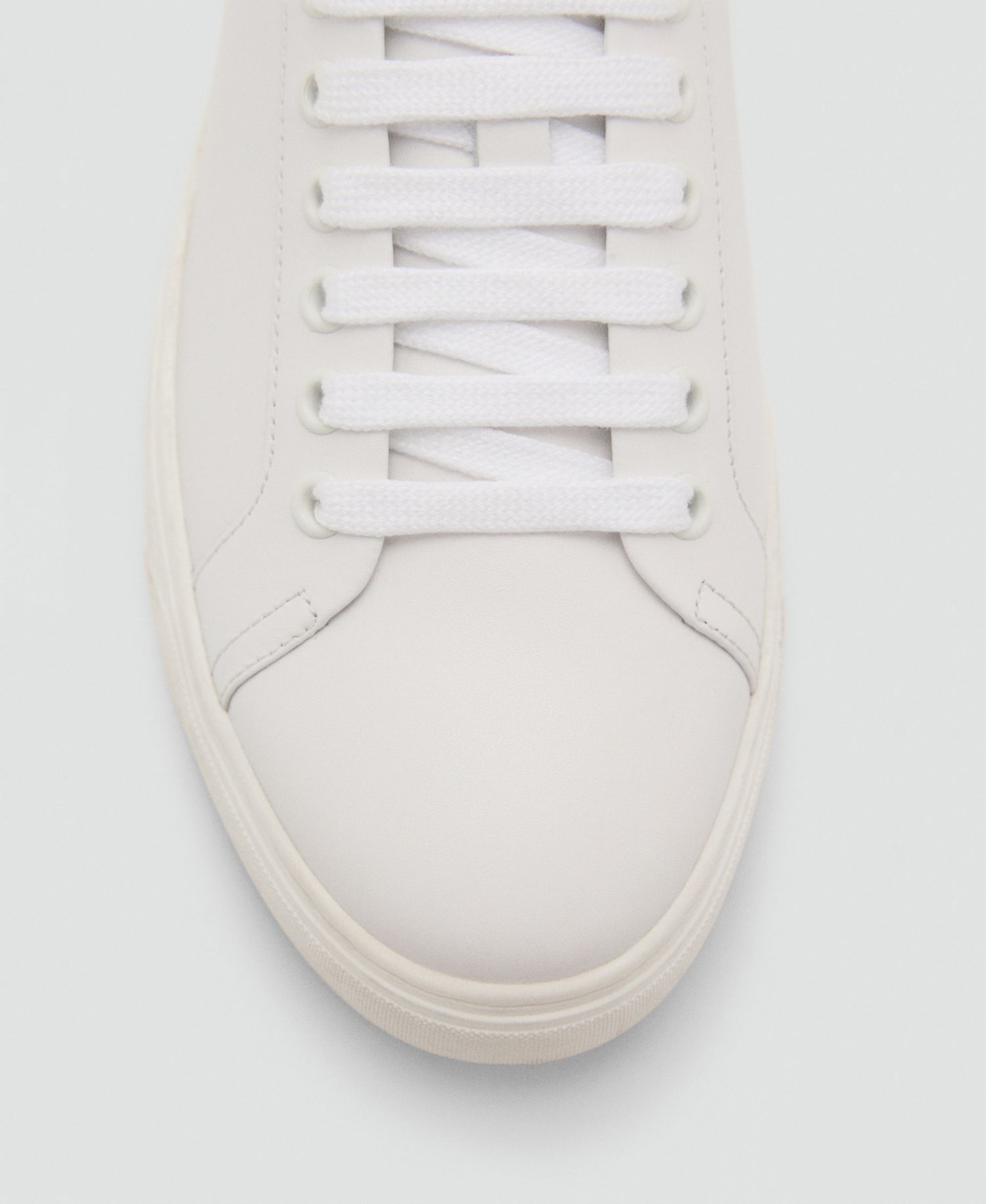Men's Leather Panel Sneakers