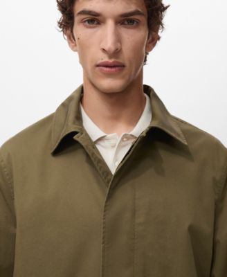 Men's Classic Water-Repellent Trench Coat