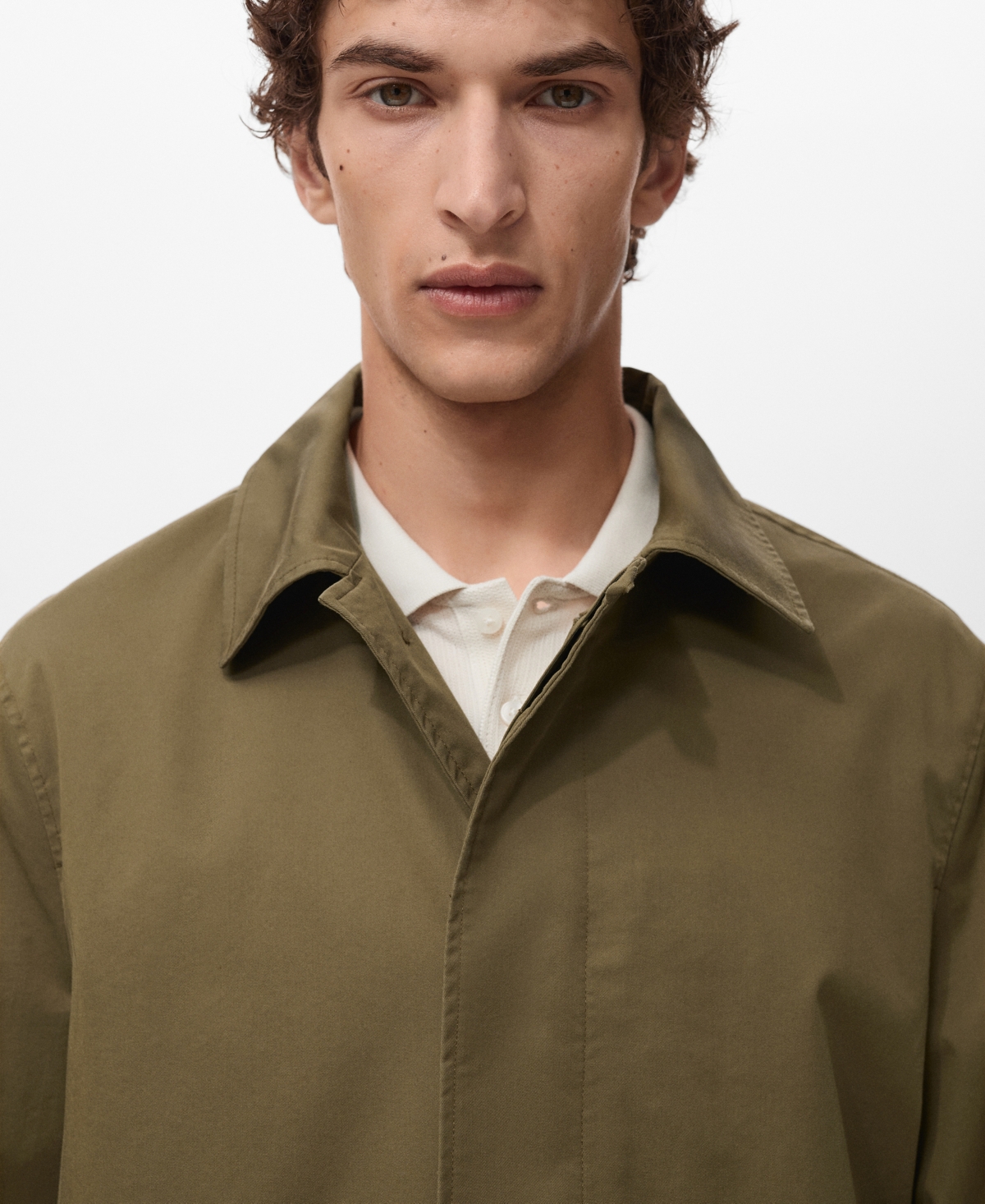 Mango Men's Classic Water-repellent Trench Coat In Brown