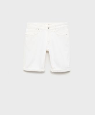 Men's Slim-Fit Denim Bermuda Shorts