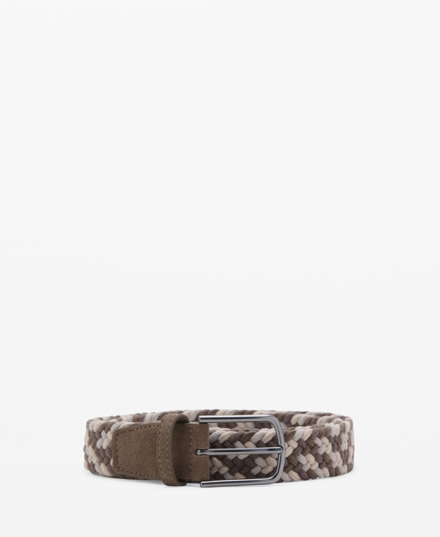 Men's Braided Elastic Colored Belt