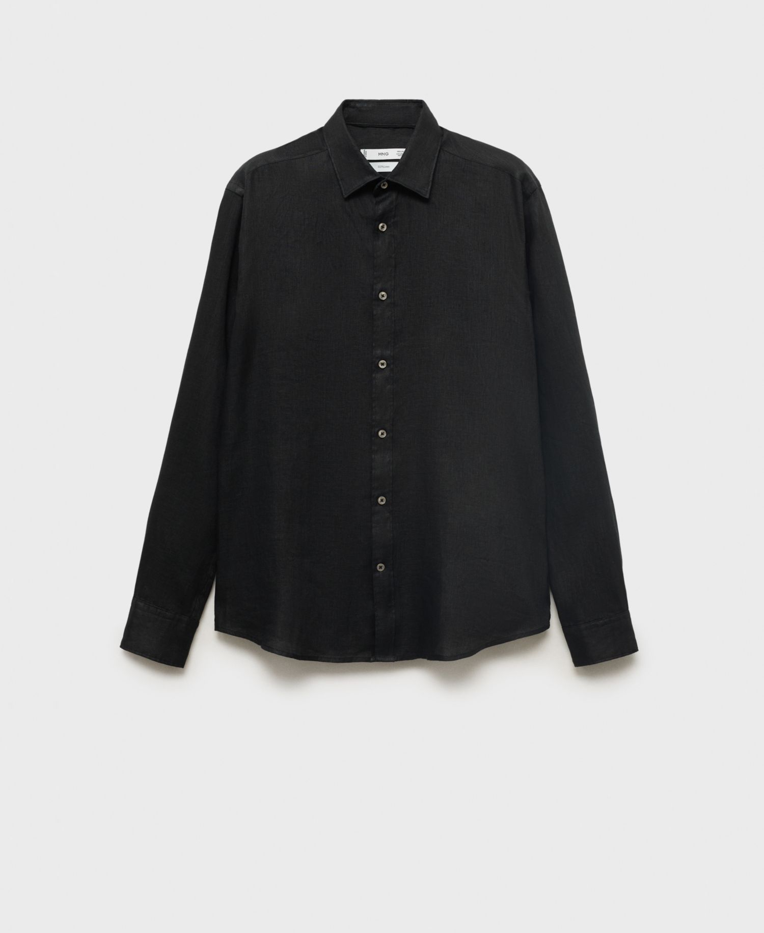 Men's Linen Long Sleeve Shirt