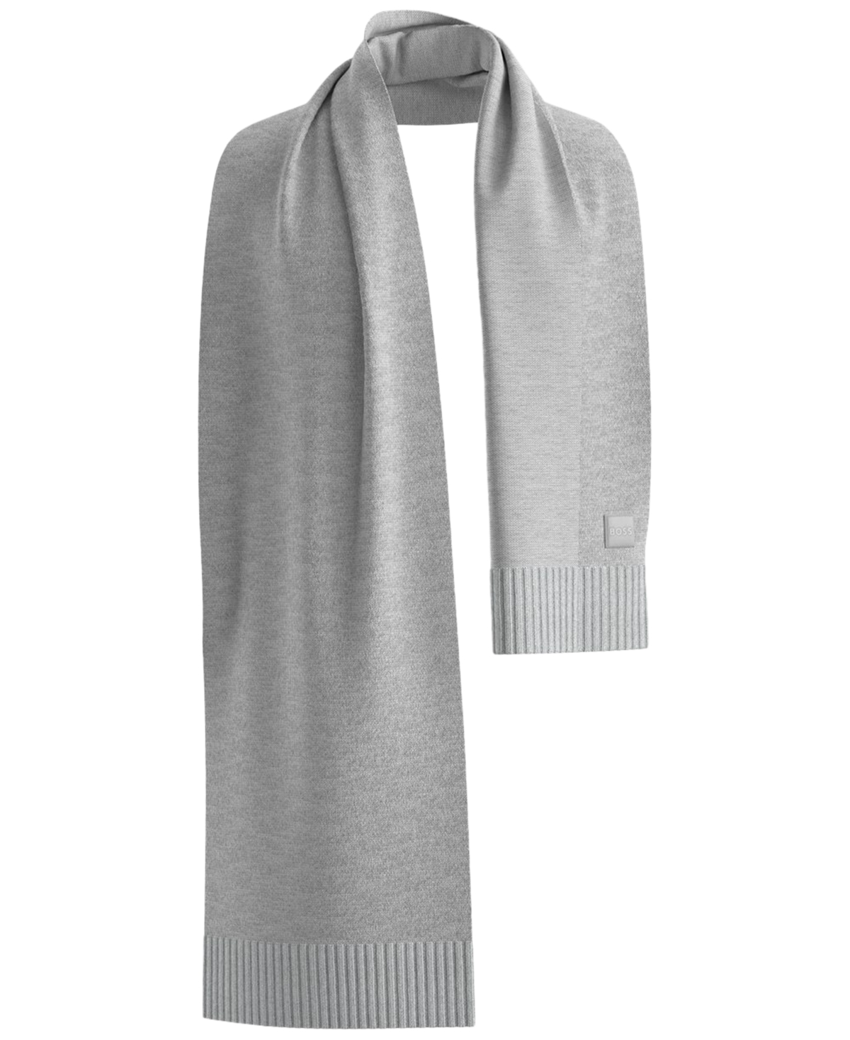 Hugo Boss Men's Akaio Plain Knit Scarf