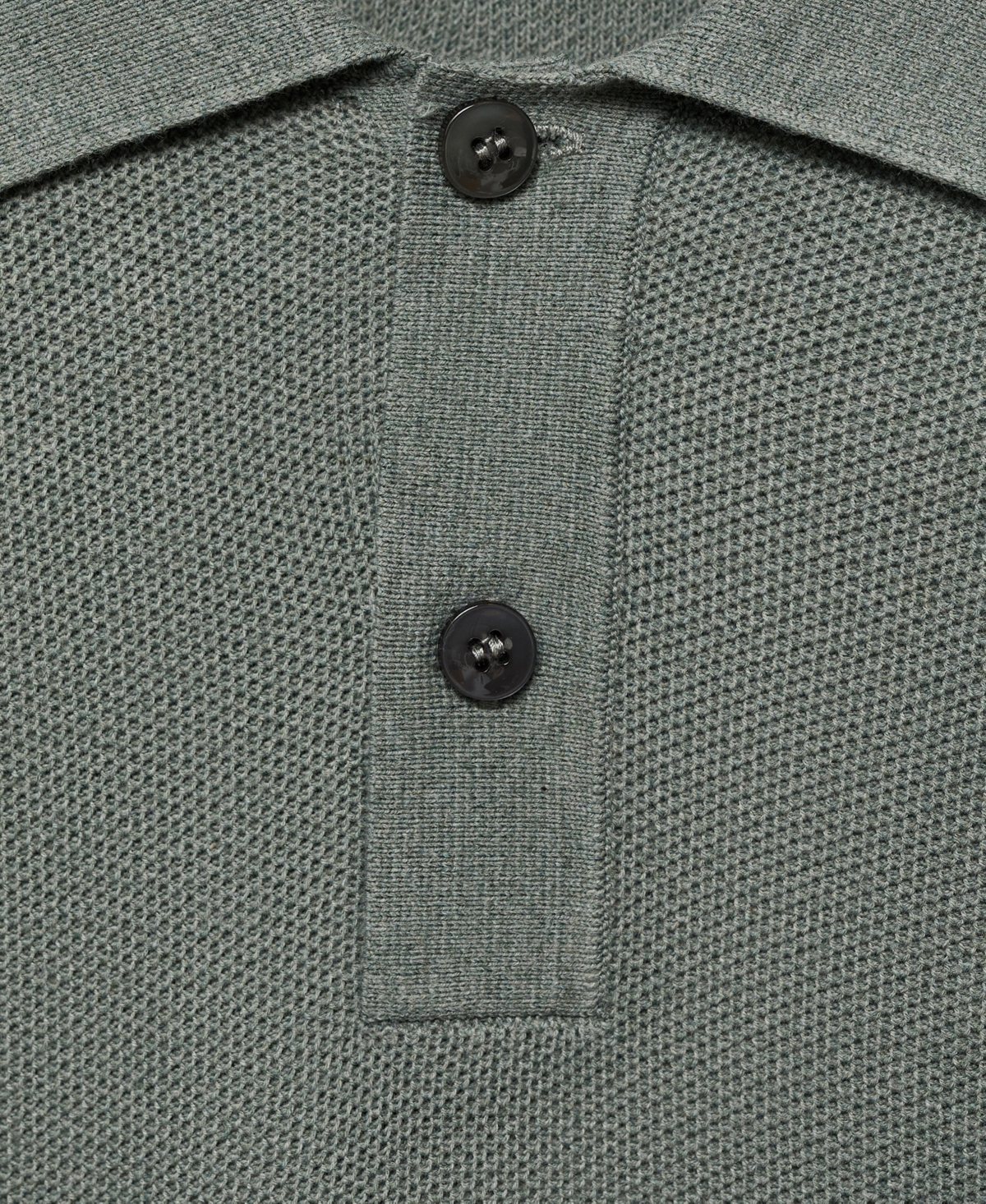 Mango Men's Micro-structured Cotton Polo Shirt In Green