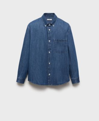 Men's Denim Pocket Overshirt