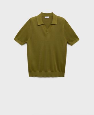 Men's Fine-Knit Cotton Polo Shirt