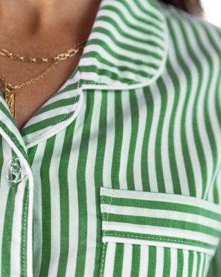 Women's Braddock Green Short PJ Set