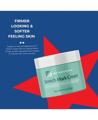 Naturals Stretch Mark Cream - Collagen & Stem Cell Maternity Skincare - 2 oz