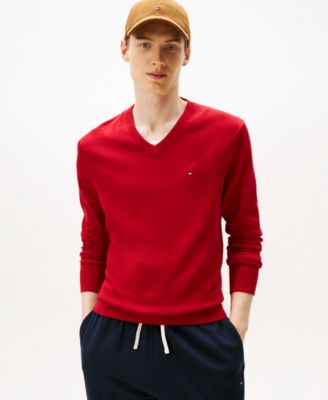 Tommy Hilfiger - Essential Solid V-Neck Sweater