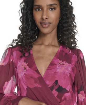 Women's Tie-Sleeve Midi Dress