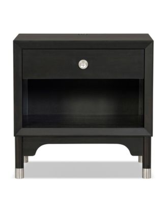 Forma 26" Solid Wood 1-Drawer Nightstand with Touch Light