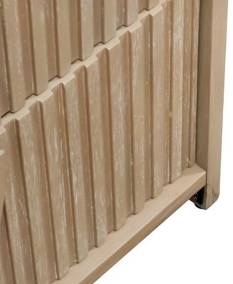 Adrienne 26.5" Solid Wood 2-Drawer Nightstand with USB Ports