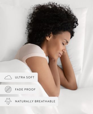 Ultra Soft Brushed Cotton 3-Pc. Duvet Cover Set, Full/Queen