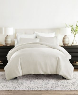 Ultra Soft Brushed Cotton 3-Pc. Duvet Cover Set, Full/Queen