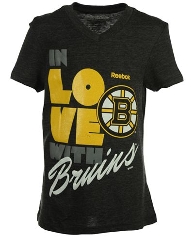 Reebok Girls' Boston Bruins Pave T-Shirt