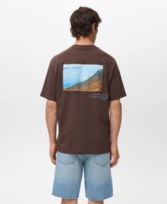 Men's Printed Patch T-Shirt