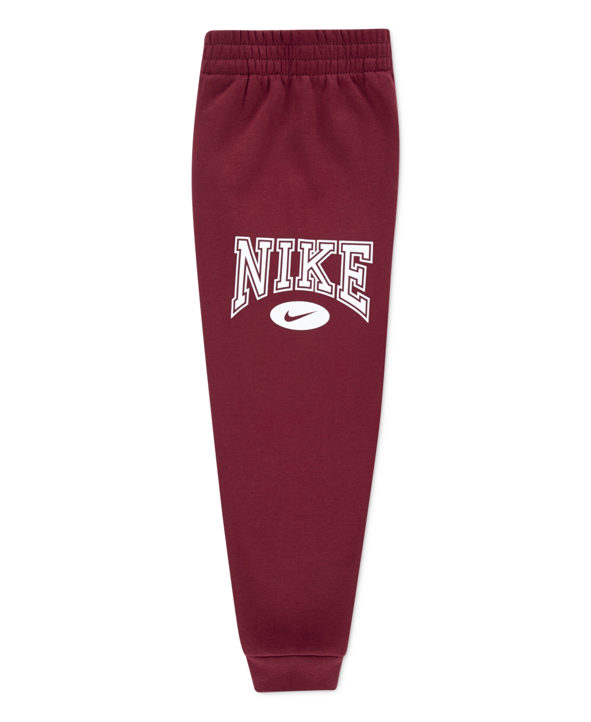 Nike Little Boys Gameday Essentials 2-piece Crewneck Sweatshirt And Pants Set In Burgundy