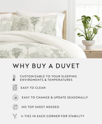 Timeless Pattern Reversible 3-Pc. Duvet Cover Set, Full/Queen
