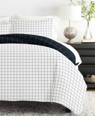 Timeless Pattern Reversible 3-Pc. Duvet Cover Set, King/California King