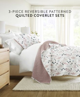 Poppy Bloom Reversible 2-Pc. Quilt Set, Twin/Twin XL