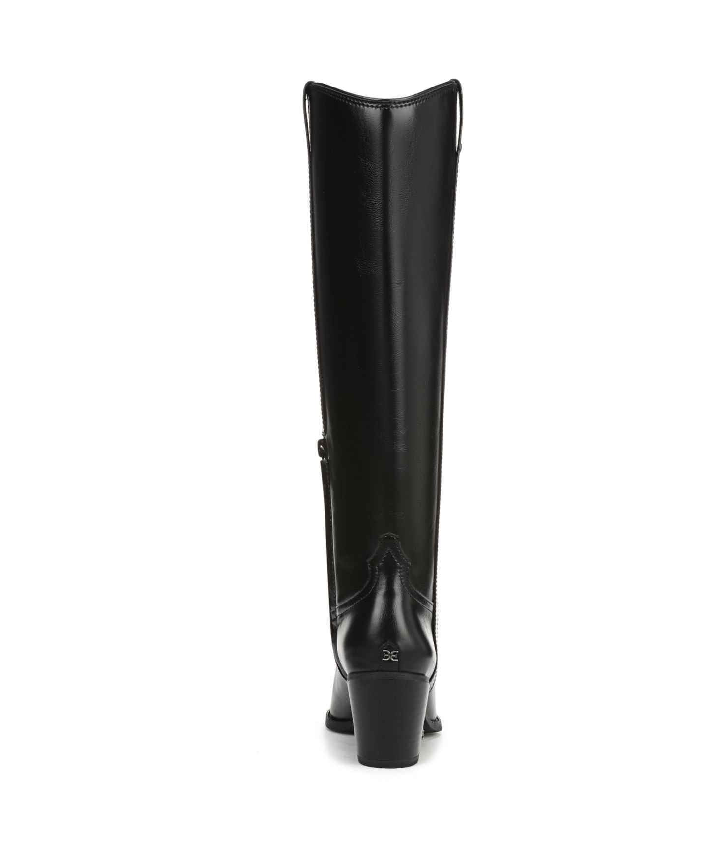Женские ботинки Sam Edelman Wyatt Riding Boot, Regular & Wide Calf, цвет: Чёрный кожаный — фото 3