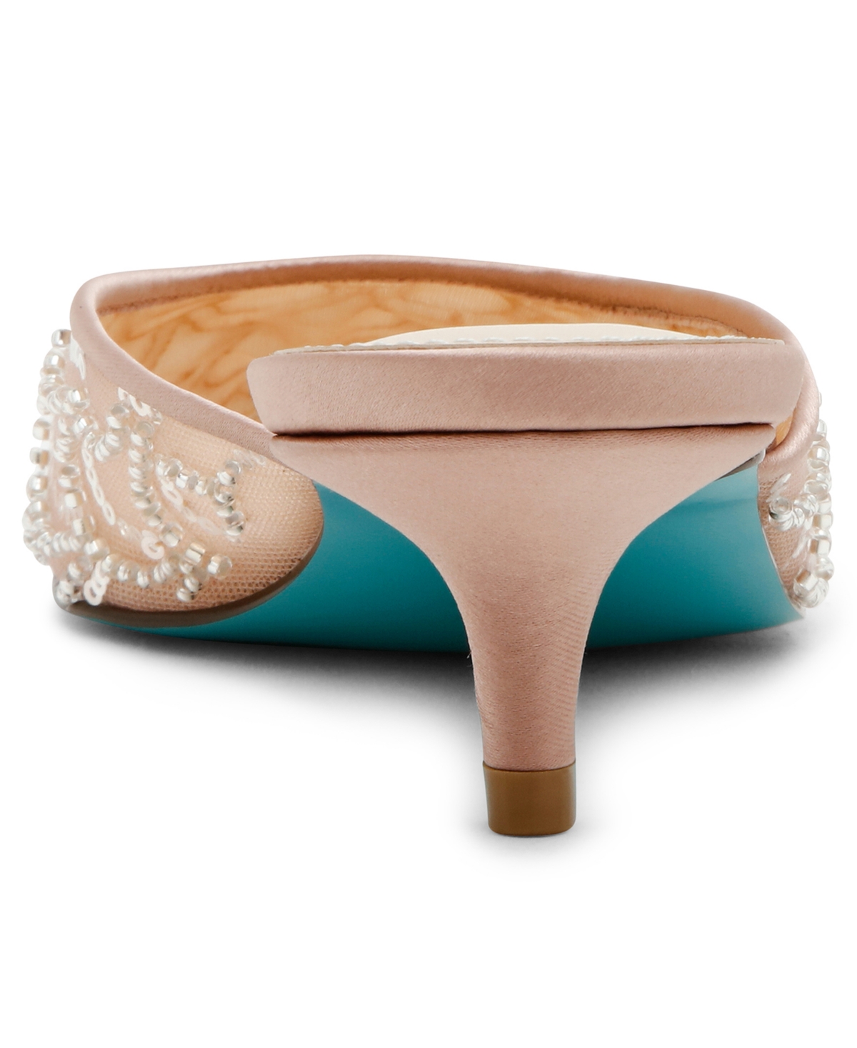 Betsey Johnson Ellis Sequin Mule In Brown