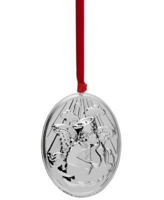 Wallace - 2025 Sterling Silver Grande Baroque Angel Ornament