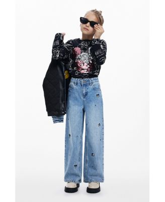 Girls Girls's Mickey sequin T-shirt