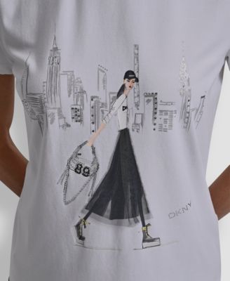 Women's NYC Skyline Conversational T-Shirt