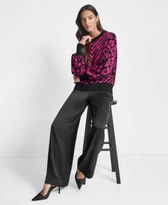 Women's Long Sleeve Crew Neck Sweater