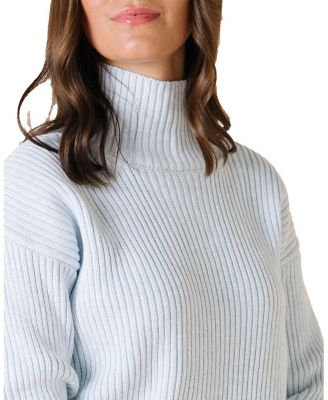 Women's Organic Funnel Neck Sweater