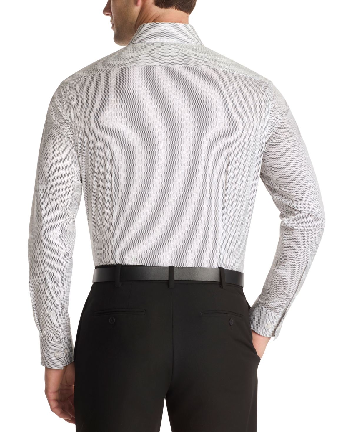 Calvin Klein Men's Button Down Collar Dress Shirt In White