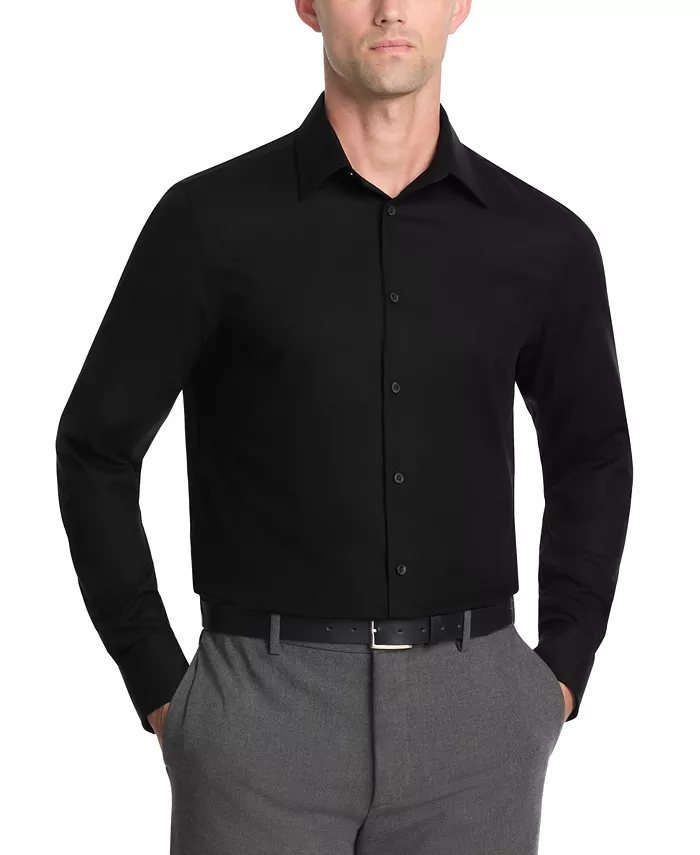 Men's Multi-Stretch Non-Iron Shirt, Slim Fit - thumbnail 3
