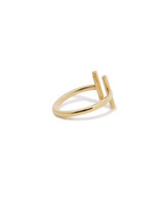 Golden Bar Ring 14K Gold