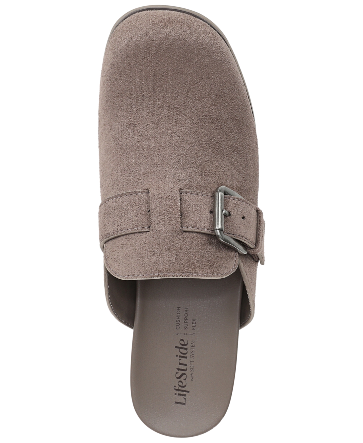 Lifestride Women's Gillian Square Toe Mule Clogs In Gray