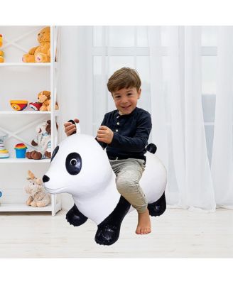 Inflatable Bouncy Ride-On Hopper W/ Pump - Panda