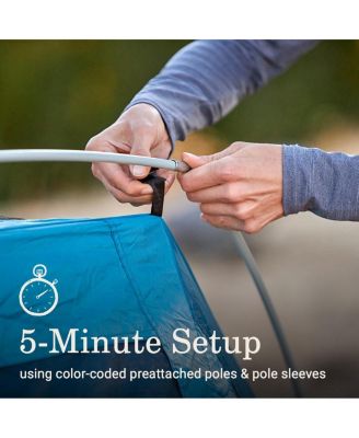 Skydome 6-Person Screen Room Camping Tent with Dark Room Technology