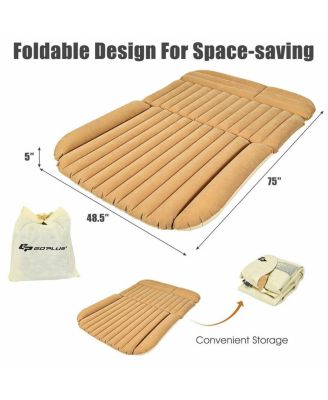 inflatable suv air backseat mattress travel pad with pump camping