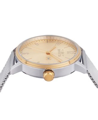 Men's 48937 Specialty Quartz 3 Hand Gold Dial Watch
