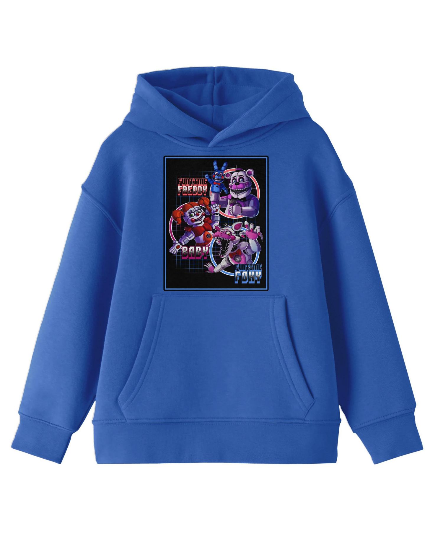 Bioworld Fun Time Characters Youth Royal Blue Hoodie-L